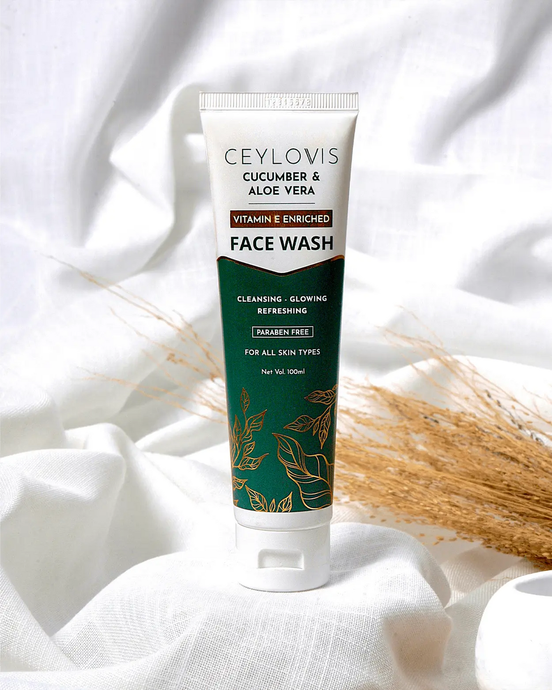 CUCUMBER & ALOE VERA - VITAMIN E ENRICHED FACE WASH